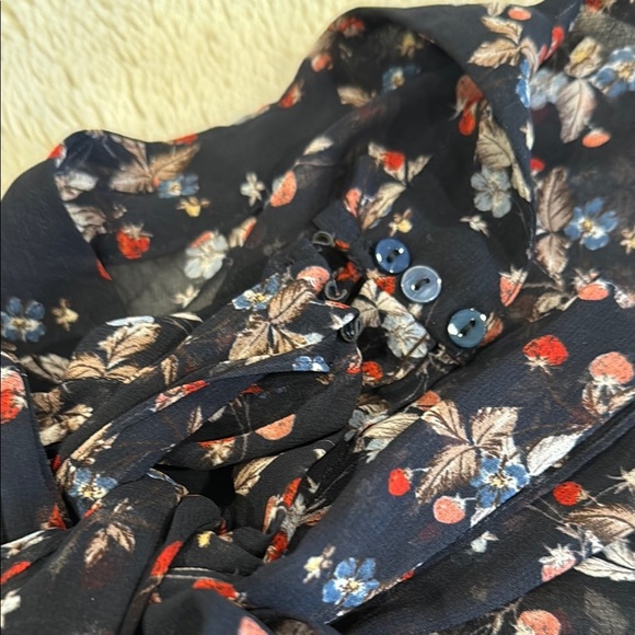 Zara Woman Floral Blouse - Picture 3 of 12